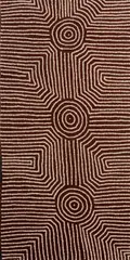 Jake Tjapaltjarri, Snake Dreaming, 2019, Acrylic on Linen