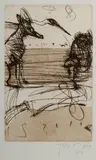 John Olsen, Landscape Bed,' 1998-9, Etching