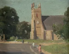 St Anne's, Ryde by Henry Hanke, Oil on Canvas on Board, sold Mar 2022