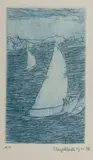 Lloyd Rees, Bookplate' (for Patrick Corrigan), 1978, Aquatint A/P