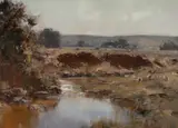 Ken Knight, Creek Bed Near Jindabyne [NSW], Oil on Board