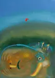 Helen Norton, Revenge of the Bird, 1995, Acrylic on Paper