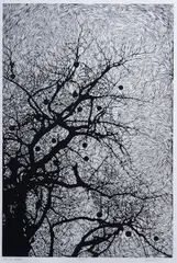 Patricia Mado, Autumn, 2009, Woodcut 2/50
