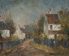 Doreen Gadsby, Country Lane, Oil on Canvas Board