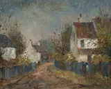 Doreen Gadsby, Country Lane, Oil on Canvas Board