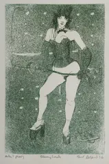 Paul Delprat, Starry Lash (?), 1976, Etching A/P