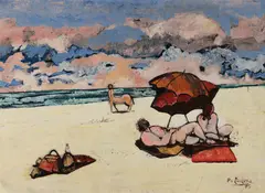 Pio Carlone, Centaur, 1971, Oil on Canvas
