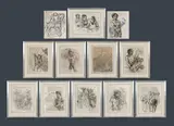 Donald Friend, (12), Lithograph (12) 57/200