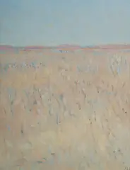 Peter Laverty, Cool Morning Near Broken Hill, 1988, Oil on Canvas Board
