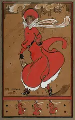 Ruby Winckler, Lady of Fashion, 1908, Gouache