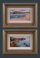 (2) by Werner Filipich, Oil on Board (2), sold Mar 2022