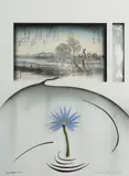 Graeme Townsend, Fish Gaither's Pond, Mixed Media on Paper