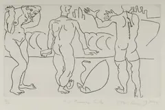 Palm Beach Suite by Joe Furlonger, 1990, Etching 16/20, sold Mar 2022