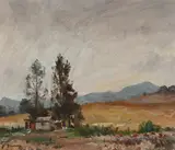 John Salvana, Rylstone After the Storm, Oil on Ply