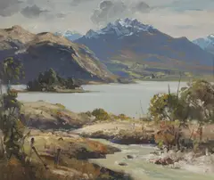 Doug Sealy, Mountain Landscape, Oil on Canvas on Board