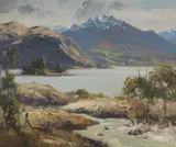 Doug Sealy, Mountain Landscape, Oil on Canvas on Board
