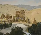 Les Graham, Five Day Creek [NSW], Oil on Canvas on Board