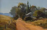 John Wilson, Oberon Homestead, Oil on Board