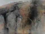 Susan Sheridan, Tuglow River below the Walls, Oil on Canvas