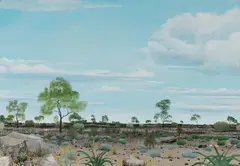 Beaver Lennon, Plains of the Gawler Ranges, Acrylic on Canvas