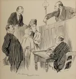 A Large Question by Norman Lindsay, Pen & Ink, sold Mar 2022