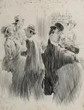 The Olympians by Norman Lindsay, Pen & Ink, sold Mar 2022