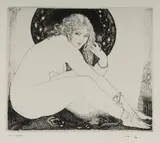 Norman Lindsay, (The Anklet), Facsimile Etching 217/550