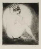 Norman Lindsay, (The Pearl Head-dress), Facsimile Etching 483/550