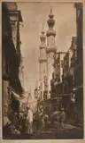Thomas Friedensen, A Street in Cairo, Egypt, 1928, Etching 42/75