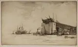 Thomas Friedensen, The Bridge, Sydney Harbour, 1928, Etching 3/85