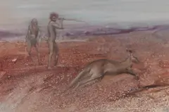 Colin Atkins, The Hunt, Oil on Canvas on Board