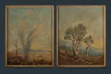Byram Mansell, (2), Earth Pigments on Board (2)