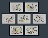 (7) by Joan Miró, Printed by La Poligrafa, Barcelona, Spain, sold Mar 2022