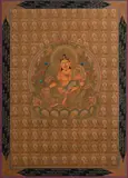 Ugyen Dorji, Contemporary Thangka, Tempera & Gilt on Linen