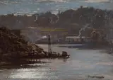 Percy Lindsay, Berrys Bay, Sydney Harbour