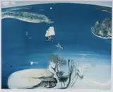 Brett Whiteley, The Arrival, 1988, Colour Offset Lithograph A/P