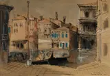 Donald Friend, Venezia, with San Barnaba Church