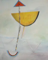Spin by Ann Thomson, 1979, Oil on Canvas, sold Dec 2021
