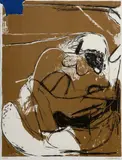 Brett Whiteley, Figure on an Ochre Background