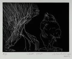 Adam Cullen, Local Govt, 2001, Printed by Michael Kempson, Cicada Press, Sydney