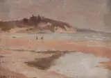Leslie Wilkie, Early Morning Oliver's Hill, Oil on Canvas on Board