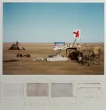 Tim Storrier, Enngonia Site, 1981, Collage, Canvas, Silkscreen & Cibachrome 51/60