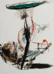 Journey by Ann Thomson, 1987, Mixed Media on Paper, offered Dec 2021
