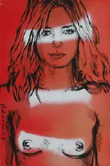 Scherrie-Lee by David Bromley, 2021, Acrylic on Canvas, sold Dec 2021