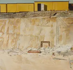 Quarry Series by Bryan Westwood, Oil on Canvas, sold Dec 2021