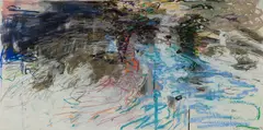 Liz Cuming, Seine I, 1992, Mixed Media on Paper