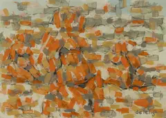 Stan de Teliga, Untitled, Oil on Board