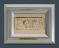 Una Storia di S. Nicolò da Bari,' 1937 - sketch after Lorenzo Monaco (Siena 1370-1425) by William Dobell, Ink, sold Dec 2021