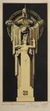 Rayner Hoff, In Vain the Christian, 1934, Linocut