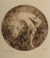 David Boyd, Etching C, 1976, Etching 2/25
